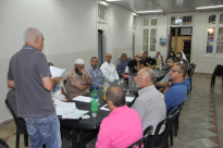 بالصور: مرشحو الهيئة الاسلامية في دورتها الـ14 يجتمعون في النادي الاسلامي بيافا 